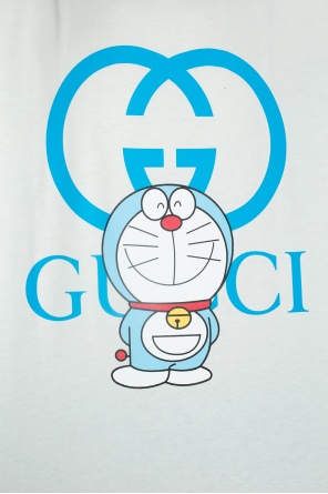 トップス DORAEMON x GUCCI 21AW collab tee blue Doraemon x Gucci Capsule Collaboration Release | Hypebae